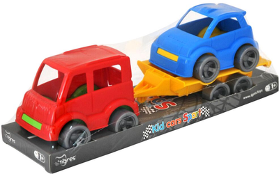 Набор авто Tigres Kid cars Sport Автобус и гольф 3 элемента на планшетке (39823)