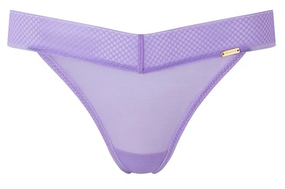 Трусики Gossard Glossies 6256 стрінги з еластичним м'яким поясом S Violet (5053014910143)