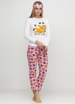 Пижама Stil Moda Pijama 10326_milk L Молочный с розовым
