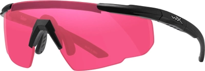 Защитные баллистические очки Wiley X SABER ADVANCED Красные (712316003155)