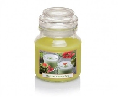 Свічка ароматизована в банці Bartek Candles Зелений чай (Матчу) 130г.