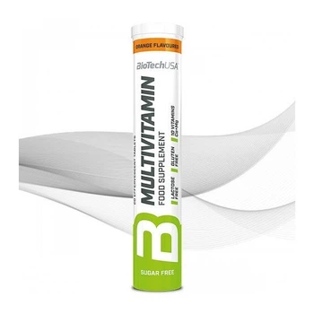 Вітамінно-мінеральний комплекс для спорту BioTechUSA Multivitamin 20 effervescent tabs Orange