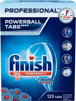 Таблетки для профессиональных посудомойок Finish Powerball Professional Tabs c Calgonit 125 шт