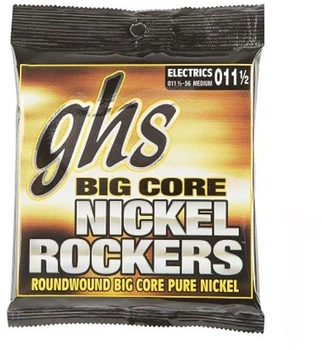 Струни для електрогітари GHS BCM (11-56 Nickel Rockers Big Core)