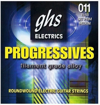 Струни для електрогітари GHS Progressives Medium PRM (.11 – .50)