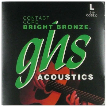 Струни для акустичної гітари GHS CCBB30 Contact Core Bright Bronze 80/20 .12-.54