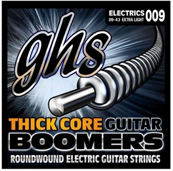 Струни для електрогітари GHS HC-GBXL (9-43 Thick Core Boomers)