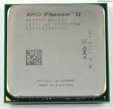 Процессор AMD Socket AM3 Phenom II X4 955 Black Edition 4 Ядра* 3.2GHz, sAM3 / AM2+ ( HDZ955FBK4DGI ) Б/У