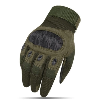 Перчатки тактические с закрытыми пальцами Outdoor Tactics Z192 размер XL, зеленый (олива).