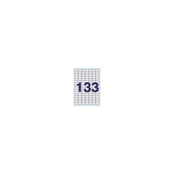 Этикетки самоклеющиеся 133, 28х15мм AURIKA (50 листов)