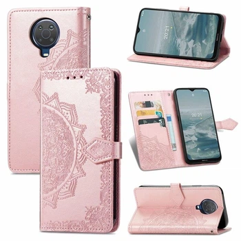 Чехол Vintage для Nokia G20 книжка кожа PU с визитницей розовый