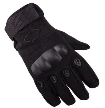 Перчатки тактические полнопалые Oakley L, черные