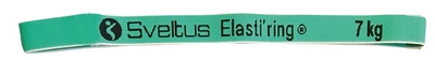 Резинка для фитнеса тканевая Sveltus Elasti'ring в коробке + QR код Зеленая 7 кг (SLTS-0025)