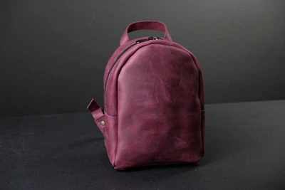 Рюкзак женский винтажная кожа Berty 70-4182 Зеленый