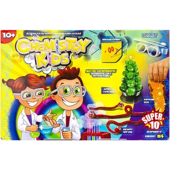 Безопасный образовательный набор для проведения опытов "CHEMISTRY KIDS" Danko Toys CHK-01-01-04U Укр (Вид 4)
