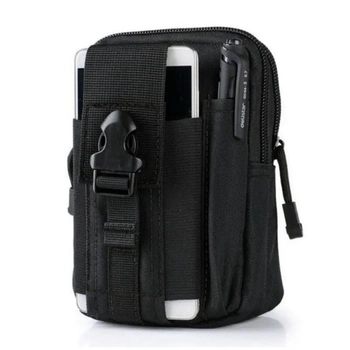 Тактична функціональна сумка/підсумок 17 х 16 х 4 см. Black