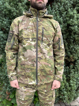 Куртка чоловіча тактична на флісі Мультикам Туреччина ЗСУ (ЗСУ) XL 8663 хакі