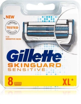 Сменные картриджи для бритья (лезвия кассеты) мужские Gillette Skinguard Sensitive 8 шт