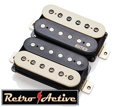 Набор активных звукоснимателей EMG FAT 55 SET ZEBRA