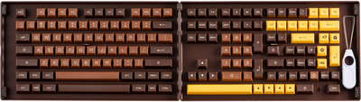 Набор кейкапов Akko ASA Fullset Keycaps 158 шт Chocolate (AKEYPCAPS_CH)