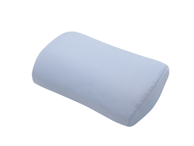 Ортопедическая подушка под поясницу Roller Pillow Back для сна от Beauty Balance, наволочка тенсел, цвет Голубой, 42х23х6 см