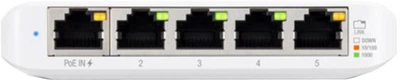 Комутатор Ubiquiti UniFi USW-FLEX-MINI (5хGE, PoE-In)