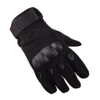 Перчатки тактические полнопалые Oakley M черные