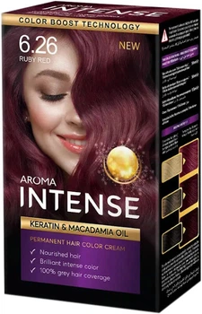 Фарба для волосся Aroma Intense 6.26 рубіново-червоний 50 мл (3800013556030)