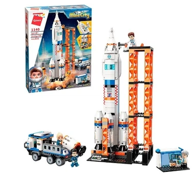 Конструктор Qman 1140 космическая станция 632 детали