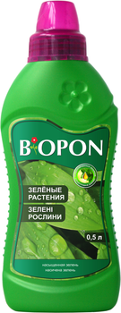 Удобрение жидкое BIOPON для зеленых растений 0.5 л (5904517062665)