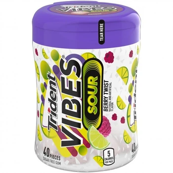Жувальна гумка Trident Vibes Sour Berry Twist 40 шт