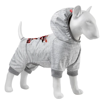 Комбинезон для собак WAUDOG Clothes, рисунок "Харли Квинн", софтшелл, M47, B 64-70 см, С 44-50 см