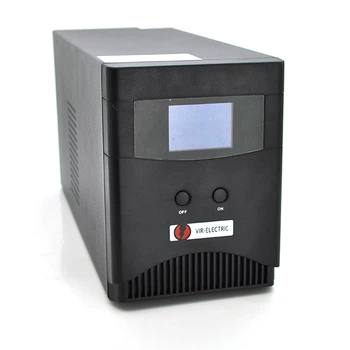 ИБП с правильной синусоидой VIR-ELECTRIC NB-T102 LCD 1500VA(1000Вт), под внешнюю батарею, ток заряда 25А, (375х130х190) Q1