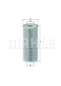 Фильтр масла Knecht OX381D MAHLE (OX381D)