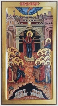 Икона Непроходимая дверь 220х115 лак