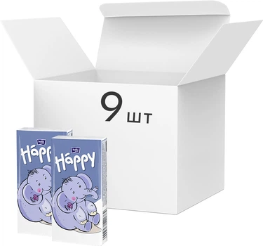 Платочки бумажные Bella Baby Happy трехслойные 9х10 шт (BB-042-H090-004) (5900516421984)