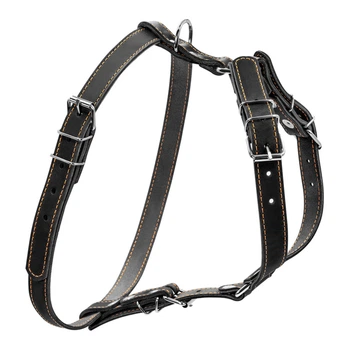 Шлей "CoLLaR" одинарний для дрібних і середніх собак (ширина 20мм, А:40-56см, В:57-65см), чорний