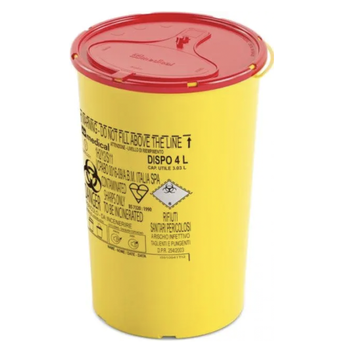Контейнер для сбора игл и мед. отходов AP Medical DISPO емкость 4 л. с PP, круглый (00284)