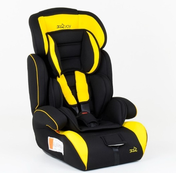 Автокресло JOY 6960 Y (4) с бустером, группа 1/2/3, вес ребенка от 9-36 кг