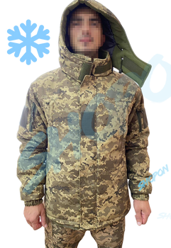 Куртка бушлат зимний военный, бушлат зимовий куртка військова піксель ЗСУ, розмір 60, Bounce HS-RD-0060