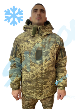 Куртка бушлат зимний военный, бушлат зимовий куртка військова піксель ЗСУ, розмір 58, Bounce HS-RD-0058