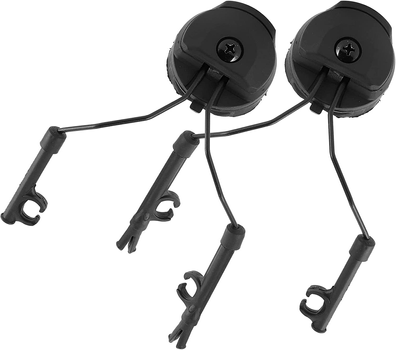 Кріплення адаптер на шолом для активних навушників чорний