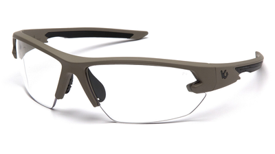 Захисні окуляри Venture Gear Tactical Semtex 2.0 Tan Anti-Fog, прозорі