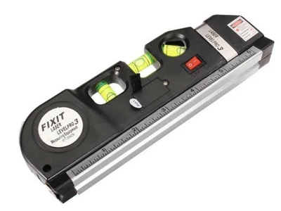Лазерный уровень 4 в 1 рулетка линейка лазерный и гидро уровень Laser Level Pro