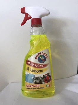 Очиститель универсальный для обезжиривания (антижир), спрей Risplendo Sgrassatore Limone, 058222, 750 мл