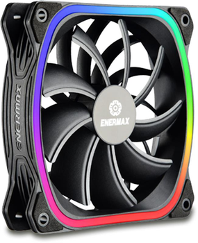 Вентилятор Enermax SquA RGB (3pcs Pack) (UCSQARGB12P-BP3); 120х120х26мм, 3-pin, 4-pin
