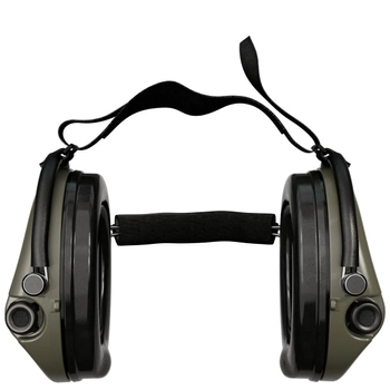 Навушники для стрільби MSA Sordin Supreme Pro-X Green із заднім тримачем