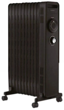 Масляный радиатор KUMTEL KUM-1230S Black