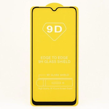 Защитное стекло TDG 9D для TCL 30E (6127I) Full Glue черный 0,26 мм в упаковке