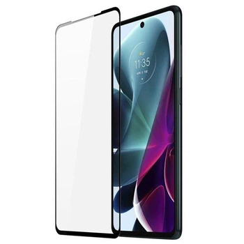 Защитное стекло LUX для Motorola G200 Full Сover черный 0,3 мм в упаковке